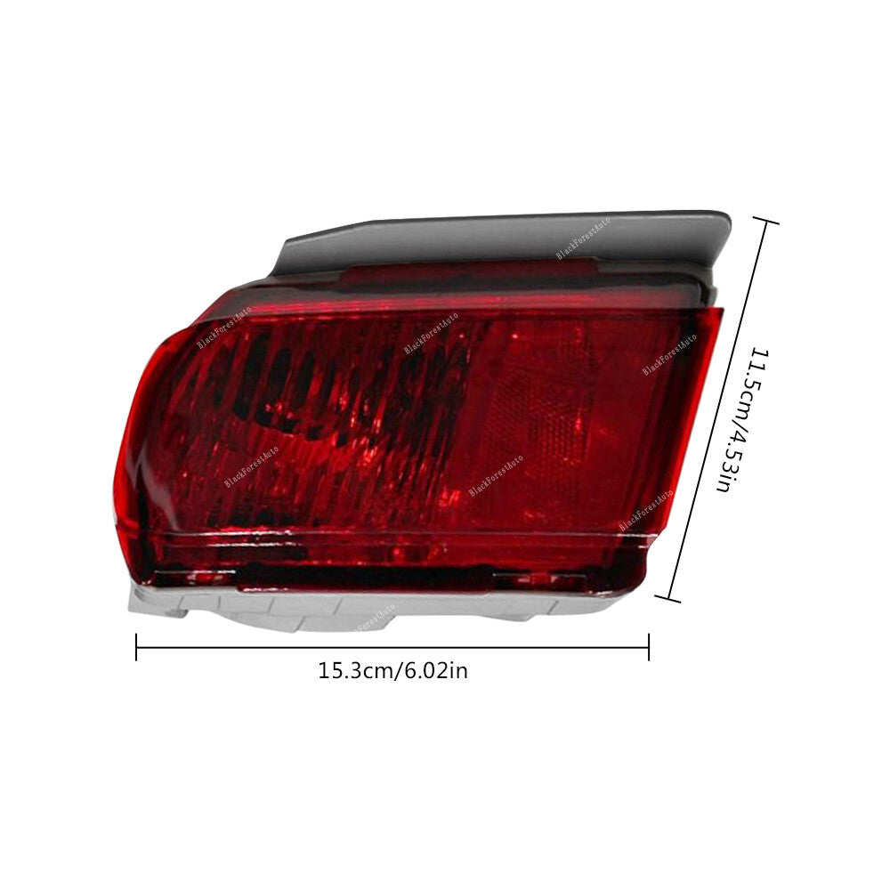 Left For 2010-2015 for Toyota for Land Cruiser Prado FJ150 Red Fog Light Rear Bumpe Lamp