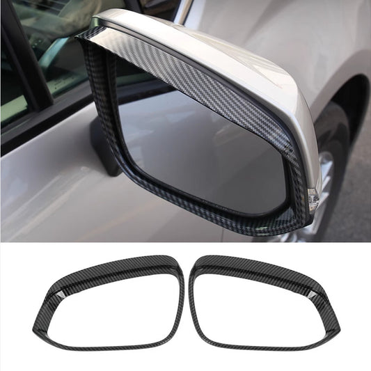 For Highlander 2020-2024 Carbon Fiber Mirror Rain Eyebrow Cover v