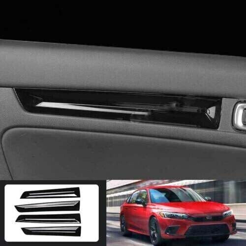 2 General Motors airflow mudguard side vent decorative sticker carbon fiber color- v