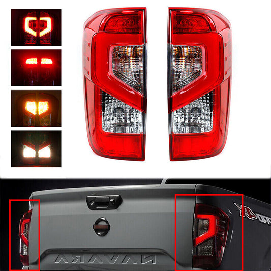 A Pair For Navarra Np300 2015-2021 Rear bumper LED Tail light Brake light v