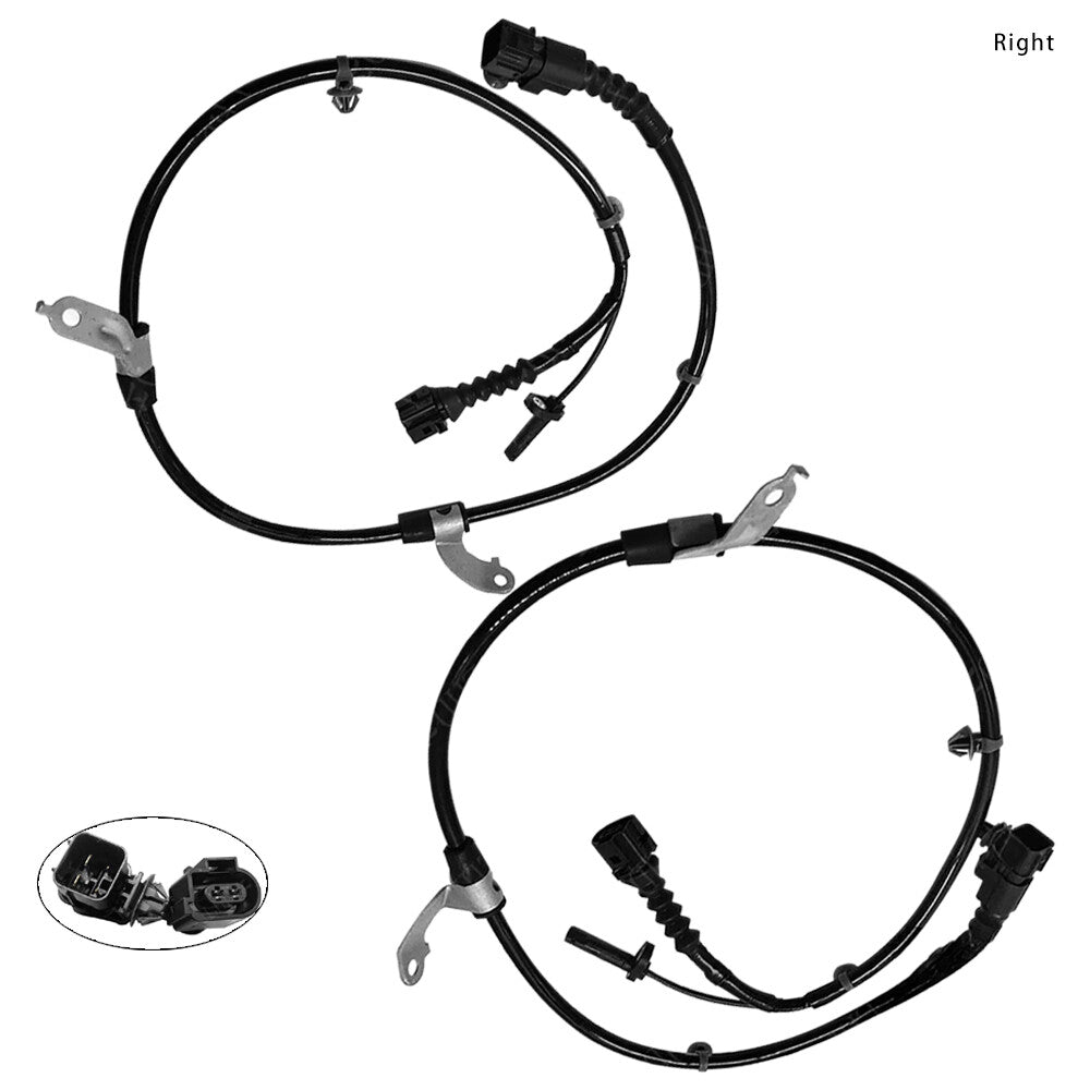 Fits for CR-V 2018-2022 2x Rear Left  Right ABS Wheel Speed Sensor Wiring Q