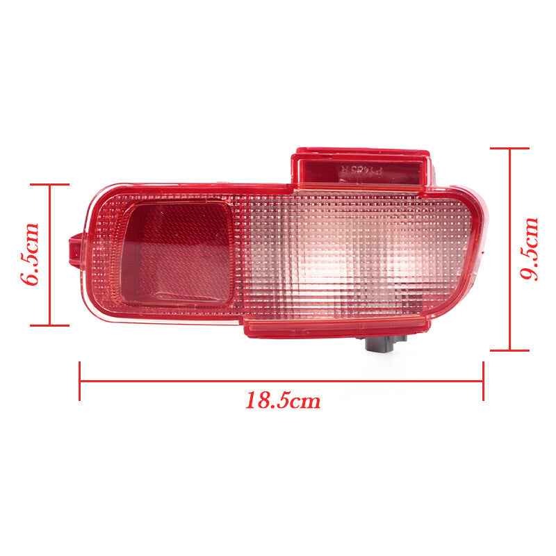 Left Rear Fog Lights for Honda Stream RN1 RN3 2001-2003 Rear Bumper Reflectors