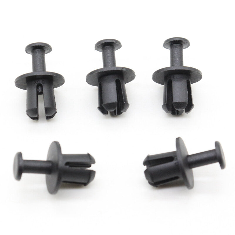 20-pack 378006 Universal Round Head Screw License Plate Nylon Nut Fixing Clip Q