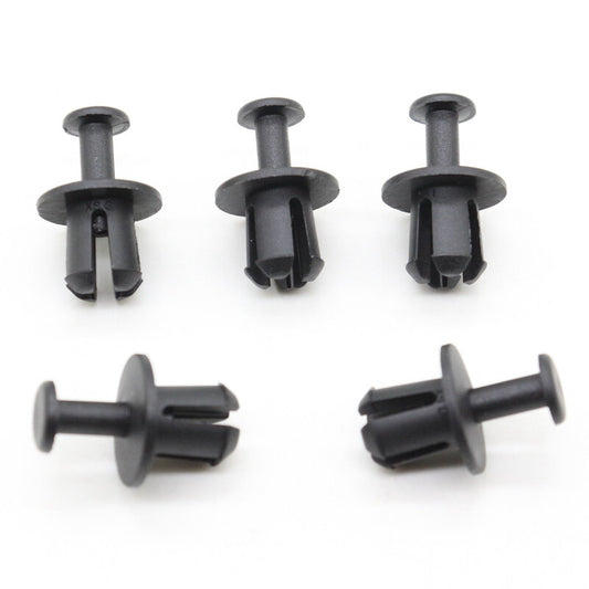 20-pack 378006 Universal Round Head Screw License Plate Nylon Nut Fixing Clip Q