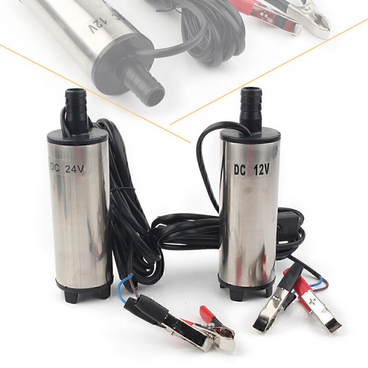Submersible Pump 51mm Diameter Water Oil Diesel Fuel Transfer Refueling 33L n