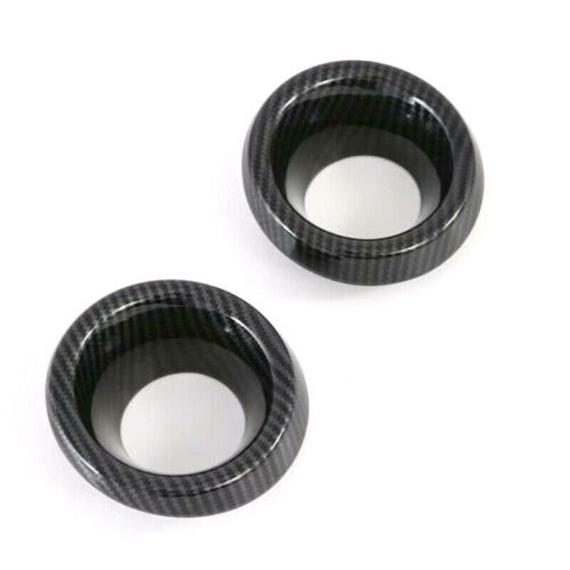 Carbon Fiber Front Fog Lamp Light Ring Trim for Kia Forte Cerato K3 2019-2022