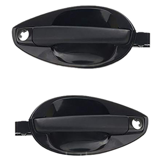 2-piece exterior door handle set for 2003-2008 for Hyundai Tiburon front left and right - n