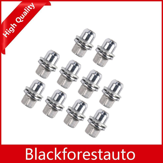 Set of 10 Fit for Land Rover LR3 for Range Rover Sport Wheel Lug Nut Metal RRD500510 Q