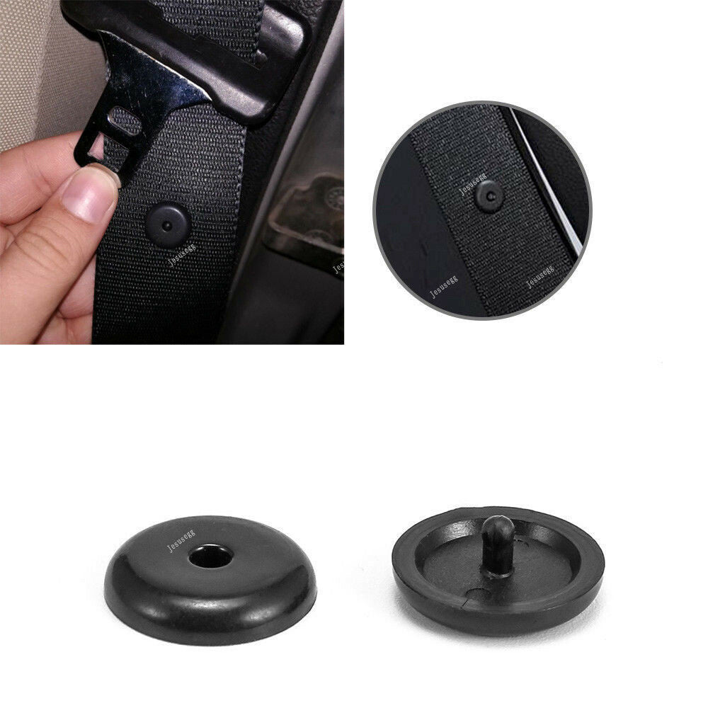 50 Sets Car Safety for Seat Belt Buckle Fastener Retainer Seatbelt Stop Button Tools Q