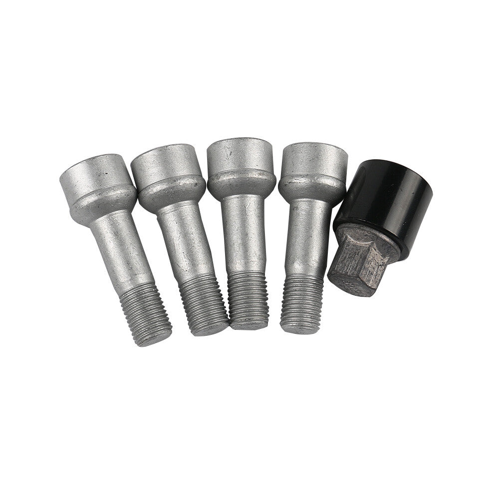 5pcs A0019901707 M14x1.5x45 Wheel Set Studs Lugs Long Safety Bolts Fits for Mercedes Q