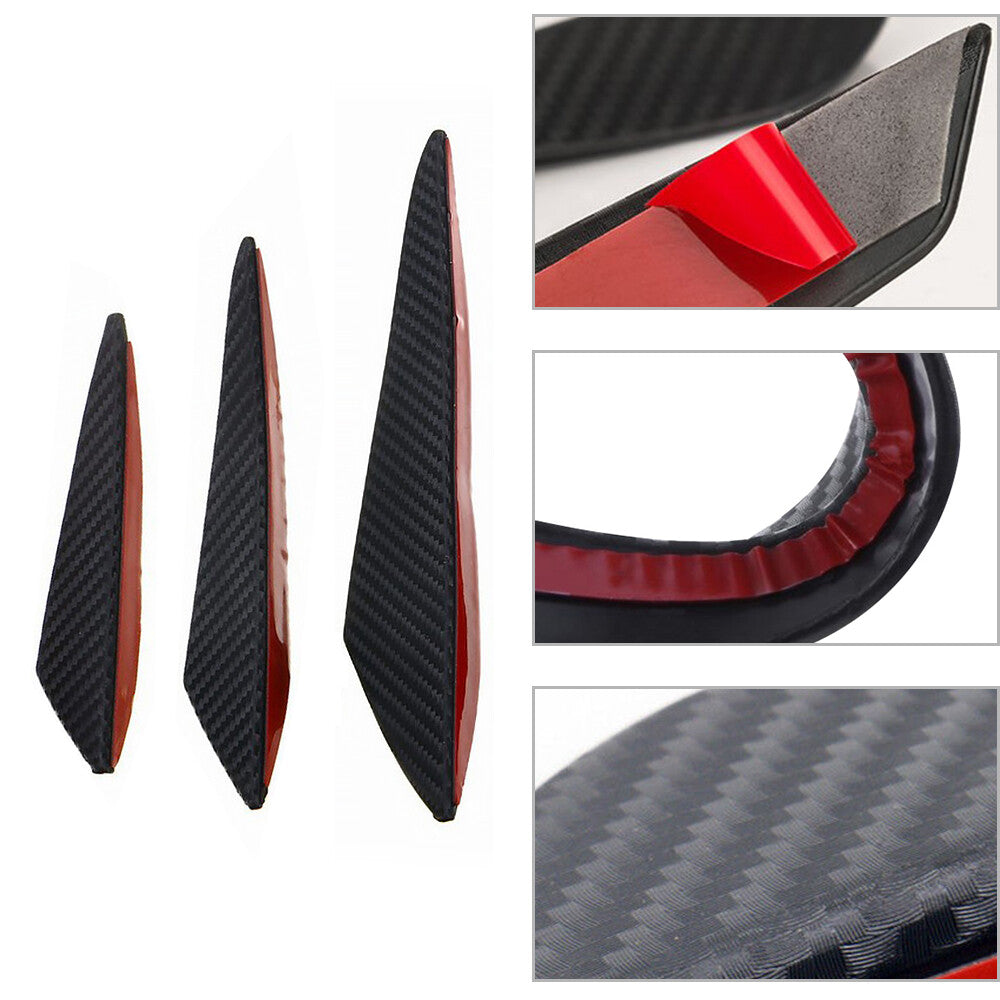 6-Pack Universal Gloss Black Car/Car Front Bumper Panel Spoiler Can Modification Q