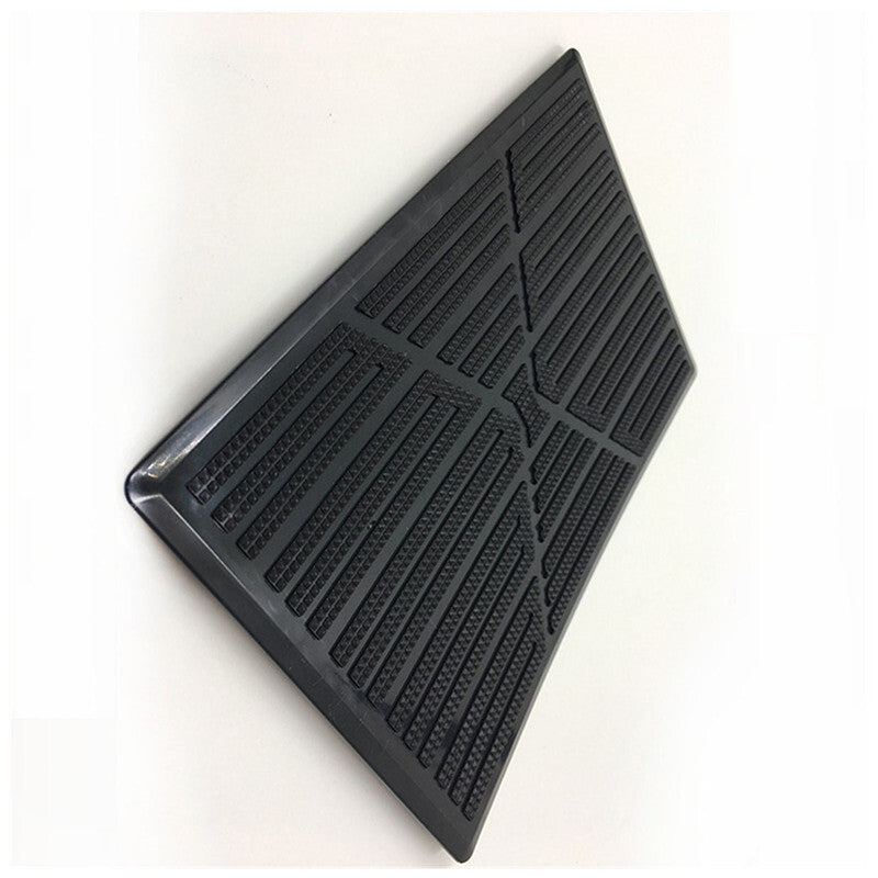 Car Floor Carpet Mat Patch Foot Heel Plate Pedal Pad Comfort Accessories Black Q