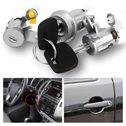 The ignition switch and door lock cylinders of Tacoma models manufactured between 1995 and 2004 all used the same key. n