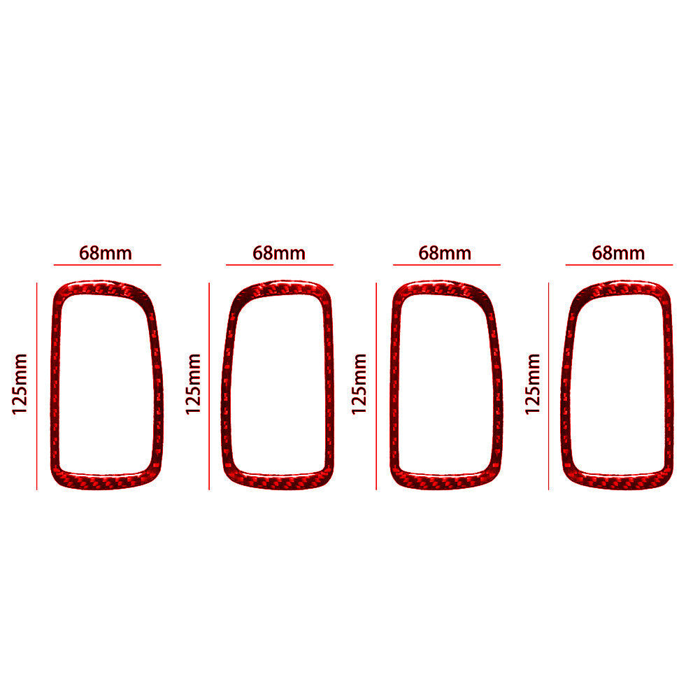 Carbon Fiber Front Door Window Control Panel Cover For Altima 2019-2022 v