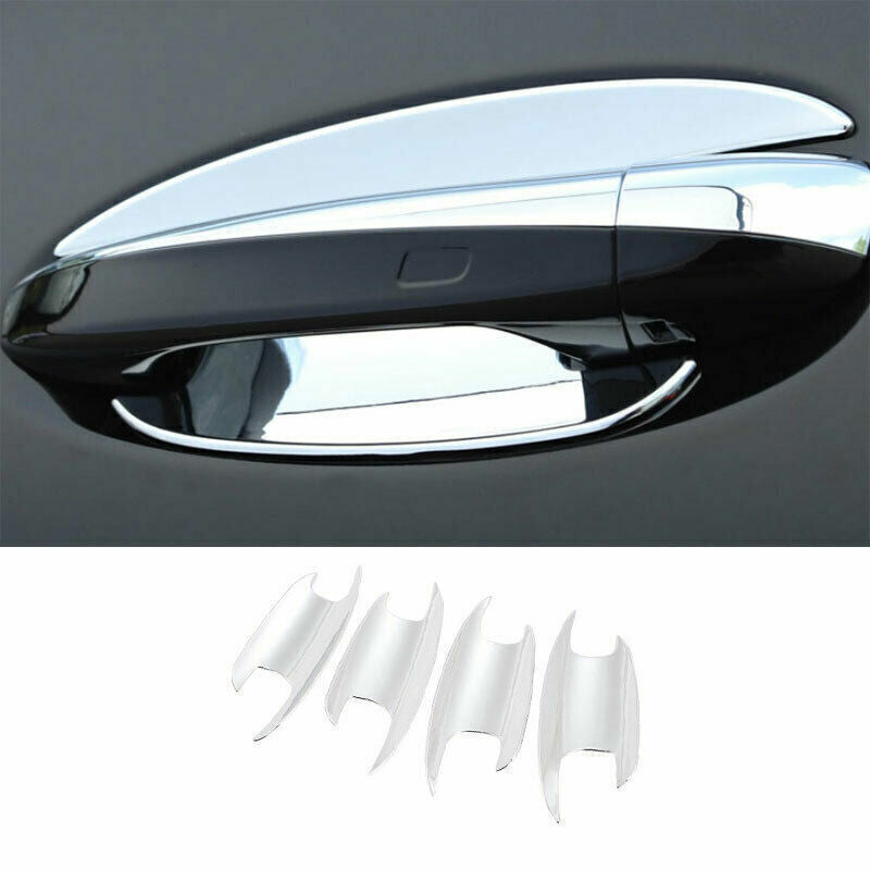 for Mercedes-Benz GLE GLS 2020-2023 Chrome Exterior Outside Door Bowl Cover Trim