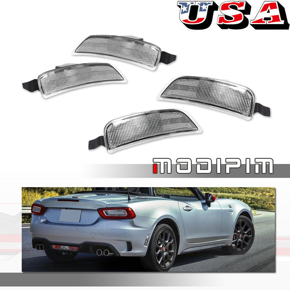 Transparent Front and Rear Marker Light Housing Kit for 2016-2022 for Mazda Miata MX-5