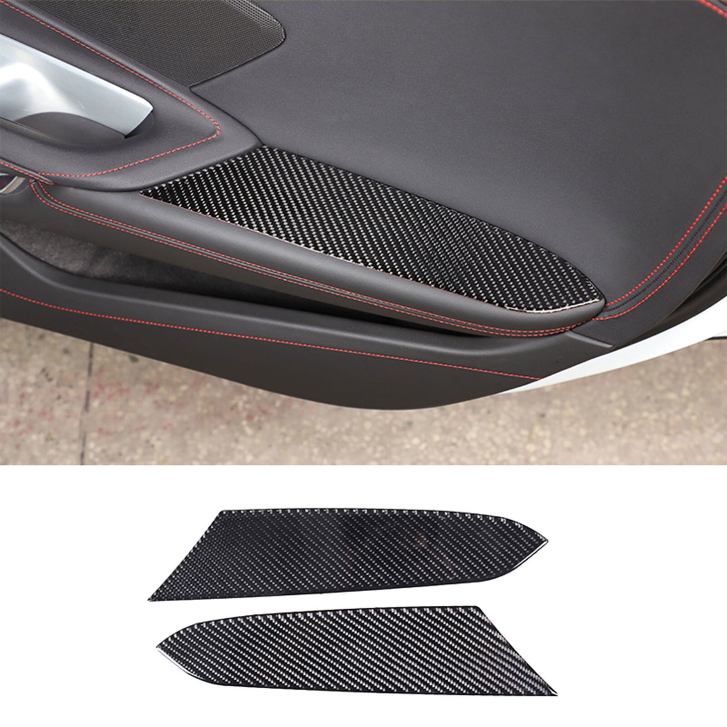 4 Piece forted ABS Matte Black Vent Vent Ring Trim for Tundra 2014-2021- v