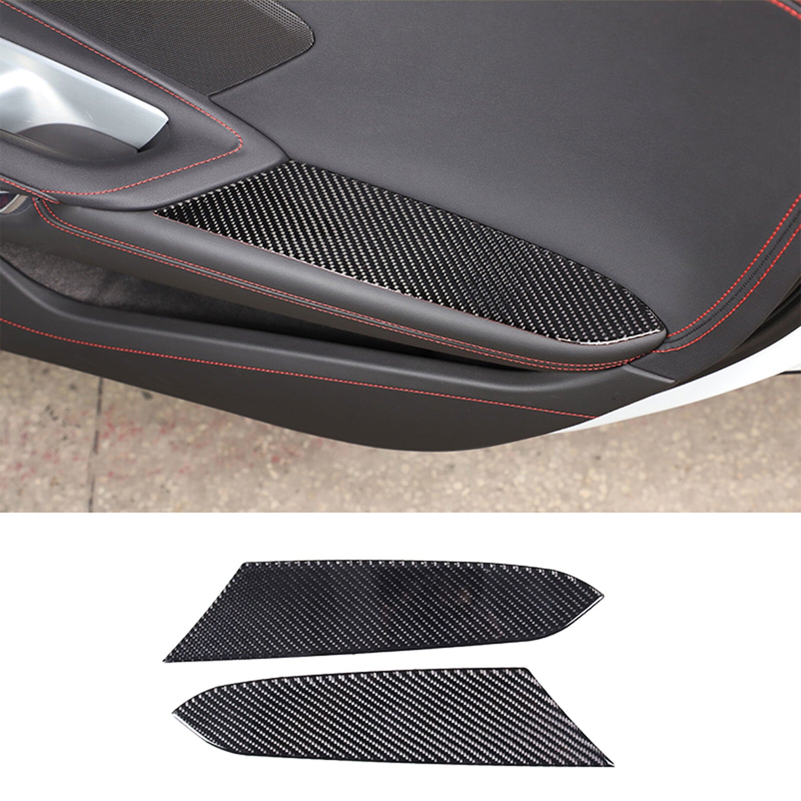 4 Piece forted ABS Matte Black Vent Vent Ring Trim for Tundra 2014-2021- v