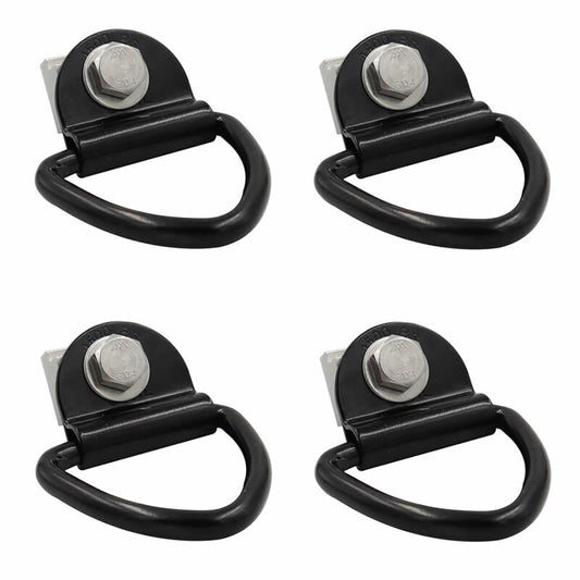 NEW 4x For Frontier Titan Tie Down Cleat Utili Track Cargo Hold Down Hook D Ring