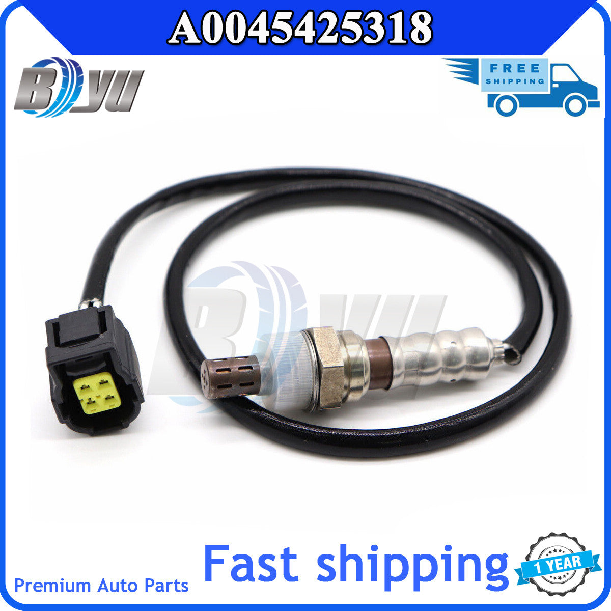 The new oxygen sensor is compatible with for Smart ForTwo (451) 07-16 SL500 E300- v