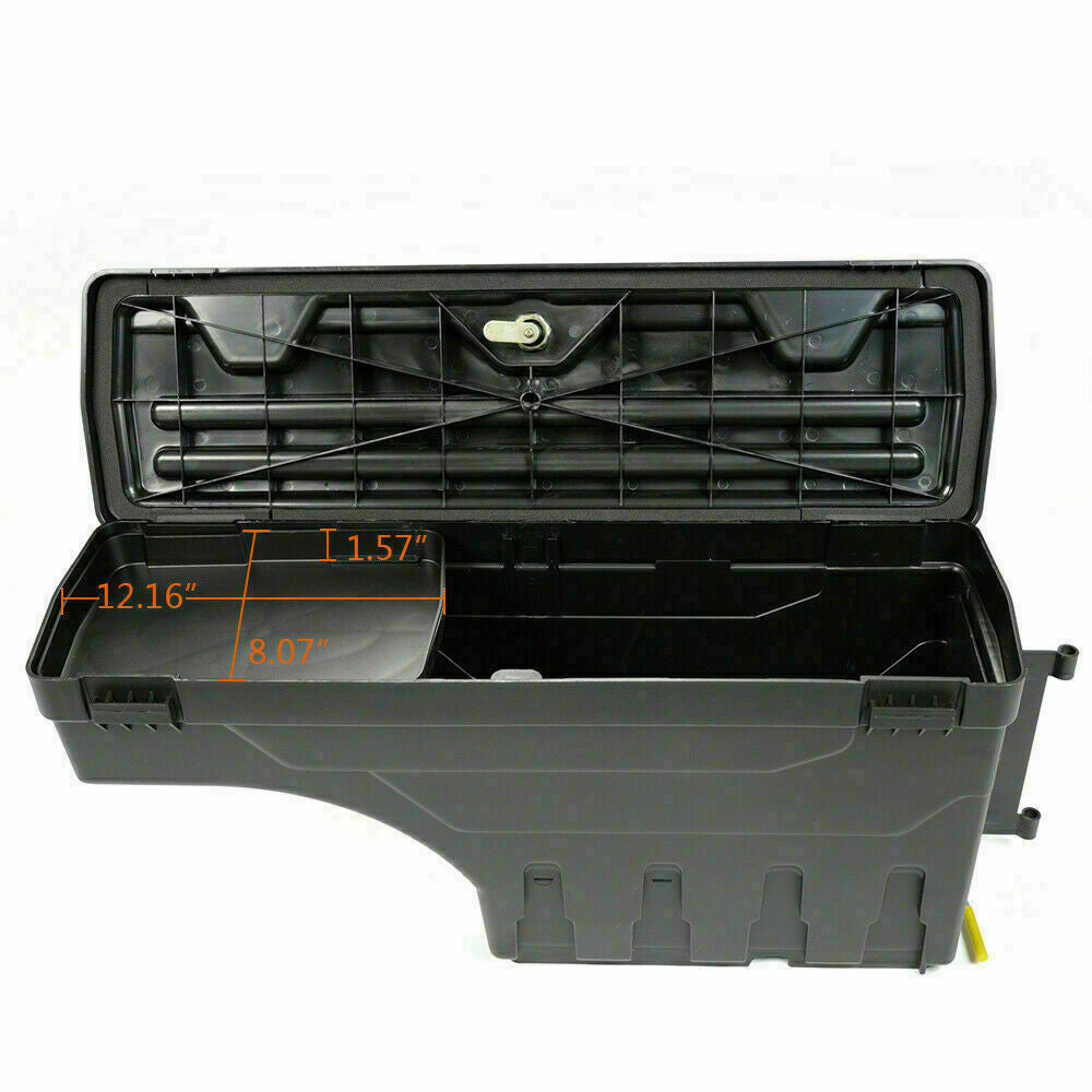 Passenger-side truck bed storage box toolbox fits 02-18 for Dodge for Ram 1500-3500 U Q