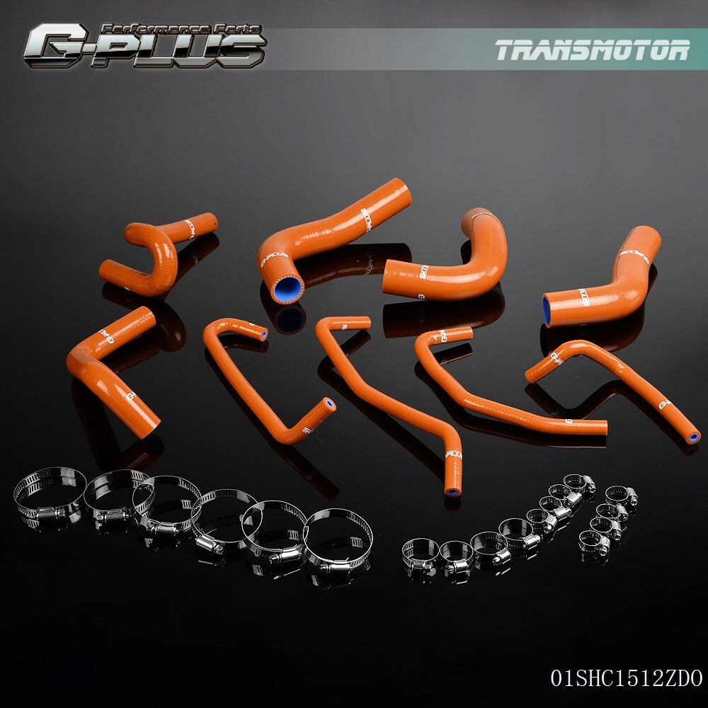 Dark Orange Silicone Heater Radiator Hose Fits for Mazda Miata MX5 18L 1994 - 1997 - v