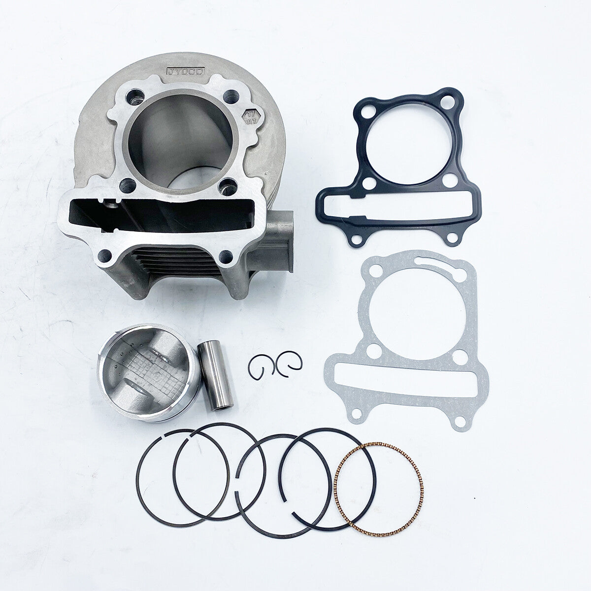 New GY6 Cylinder Head Assy Engine Gasket Ring Kit Set for 150cc Motorcycle 86 A