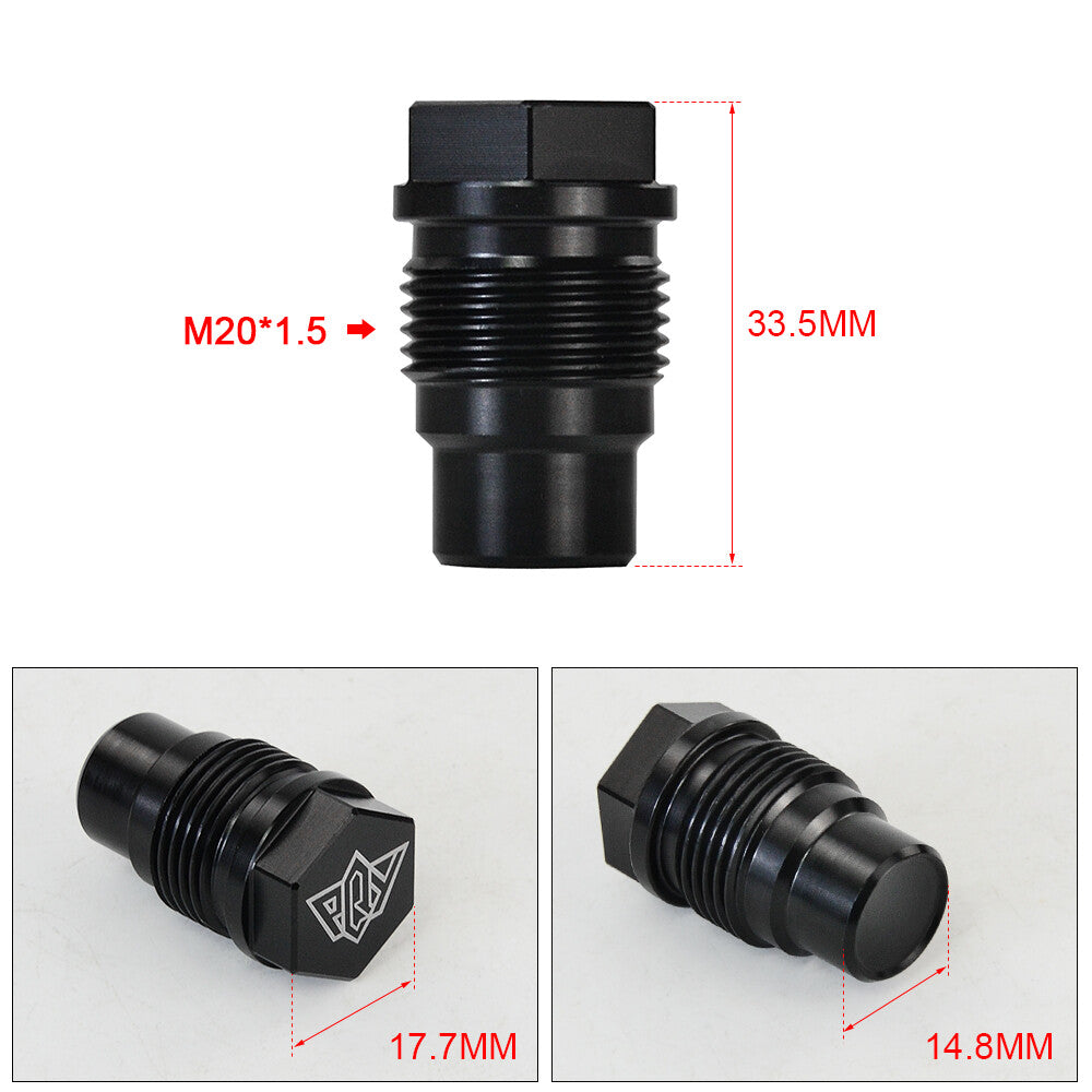 Fuel Rail Plug Valve For 2004.5-2010 for Dodge for RAM 6.7L Diesel BLACK