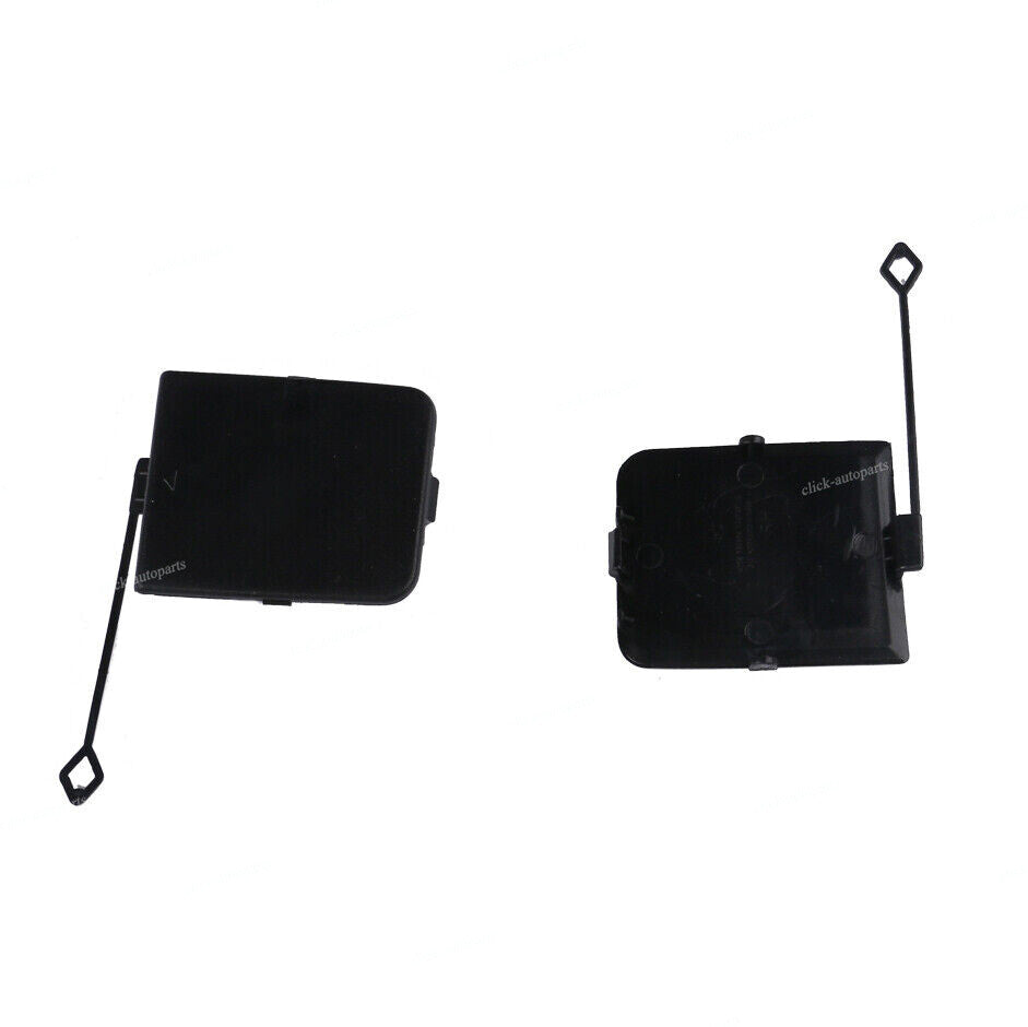2pcs Left  Right Fits 2013-2015 for BMW X1 Rear Bumper Tow Hook Cap Towing Q