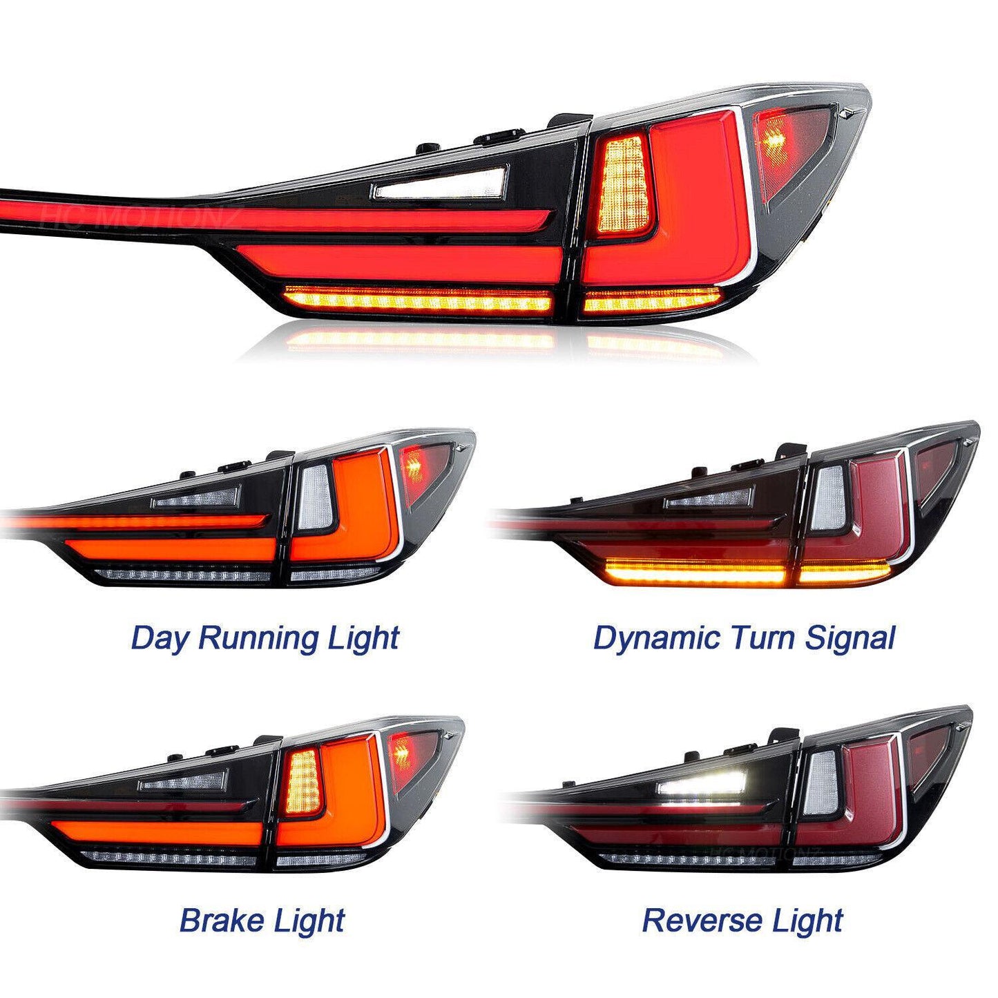 Tail light assembly Through running lights for Lexus for RX 350 L for RX 450h 2016-2022