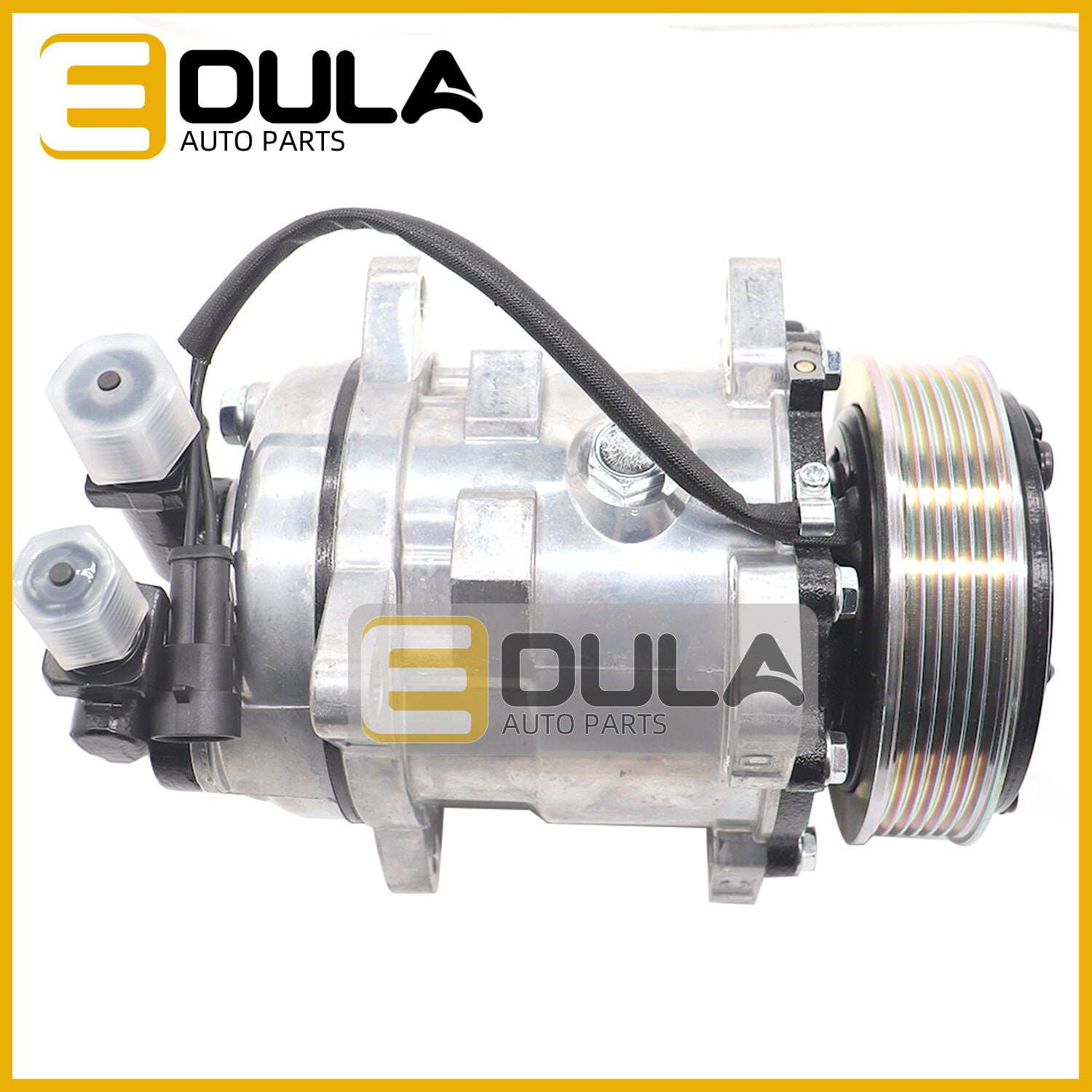 The 5H11 AC compressor is suitable for Bobcat skid steer loaders S630, S650, S750, and T630. (6698590-)