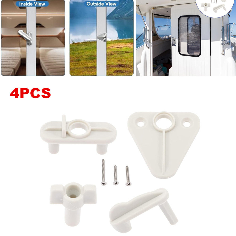 4-Piece Set of Plastic Safety Latch Locks for Marine Buoys - Replacement Pieces n