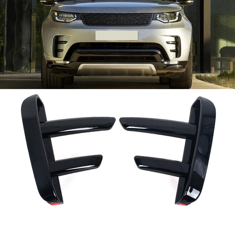 A pair of front bumper grille vent trims for Land Rover Discovery 5 L462 2017 - 2019