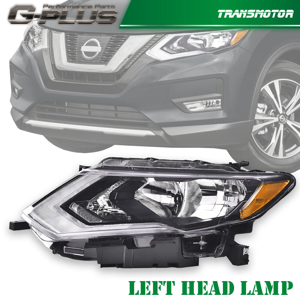 Fits 17 - 19 for Rogue Factory Halogen Headlight Headlamp Left LH- v