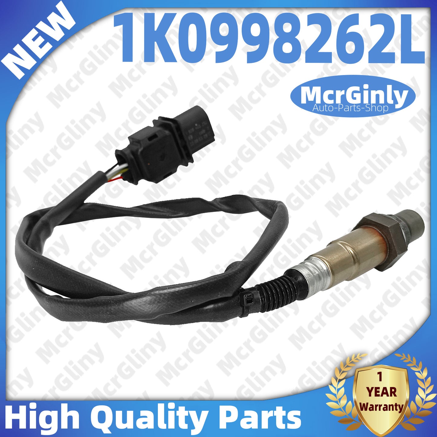 Upstream oxygen sensor suitable for Audi A3, A5, Q5, Q7, Eos, for Golf , for Jetta , Touareg 1K0998262L- n