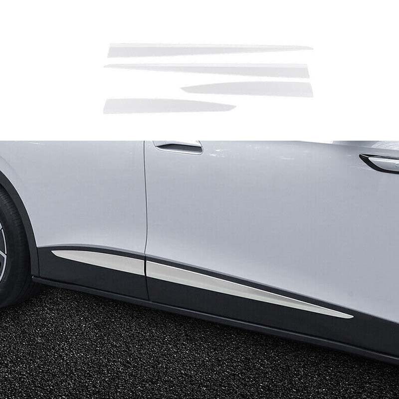 Titanium Side Door Body Guard Molding Cover 2021-2023 Silver for Volkswagen ID.4