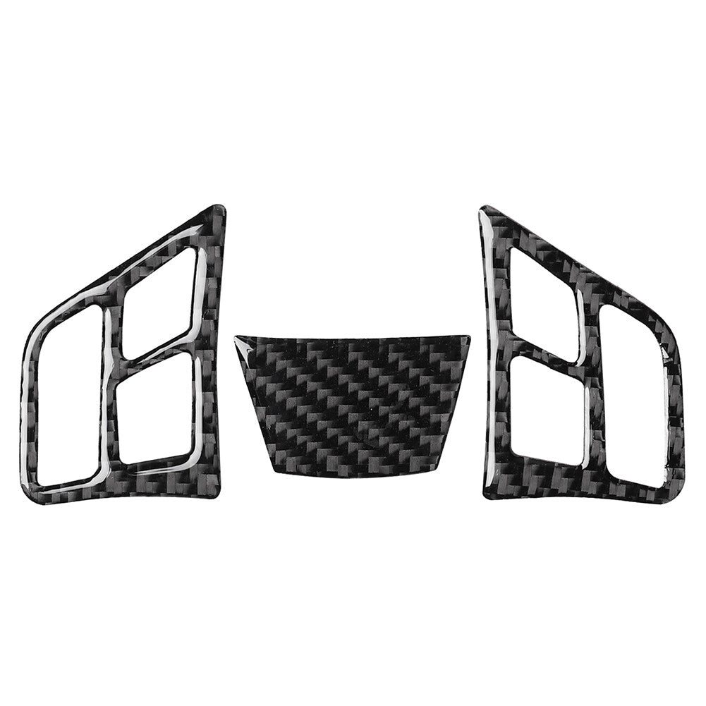 Carbon Fiber Look Steering Wheel Cover Trim for BMW 3 Series E90 E91 E92 E93 E95