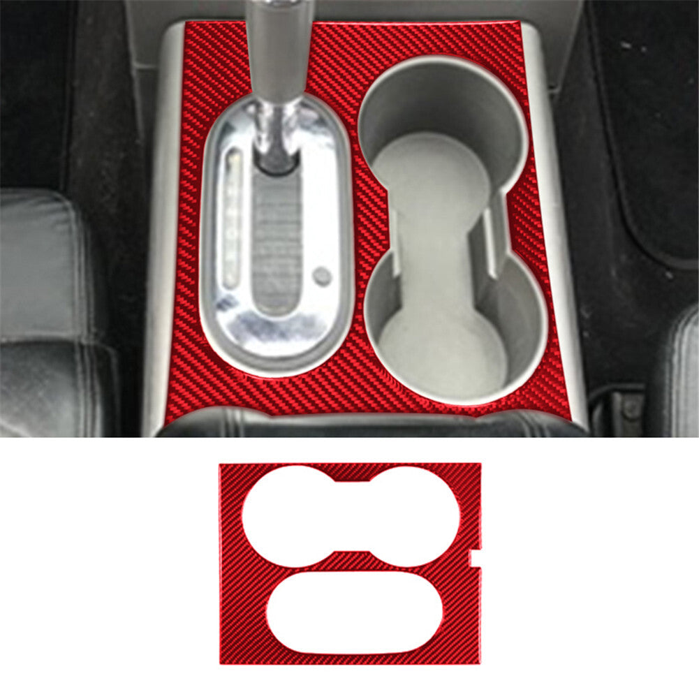 3X Carbon Fiber Passenger Dashboard Cover Trim For W211 2003-2009 v