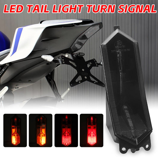 Integrated LED Tail Light Brake Turn Signals for YAMAHA YZF-R1 2015-2023 R6 R7