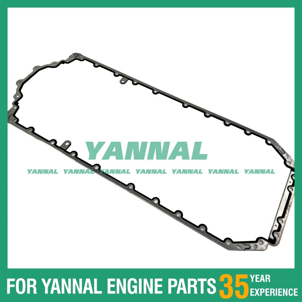 Oil pan gasket compatible with Caterpillar C6.6 engine diesel parts - highest quality.