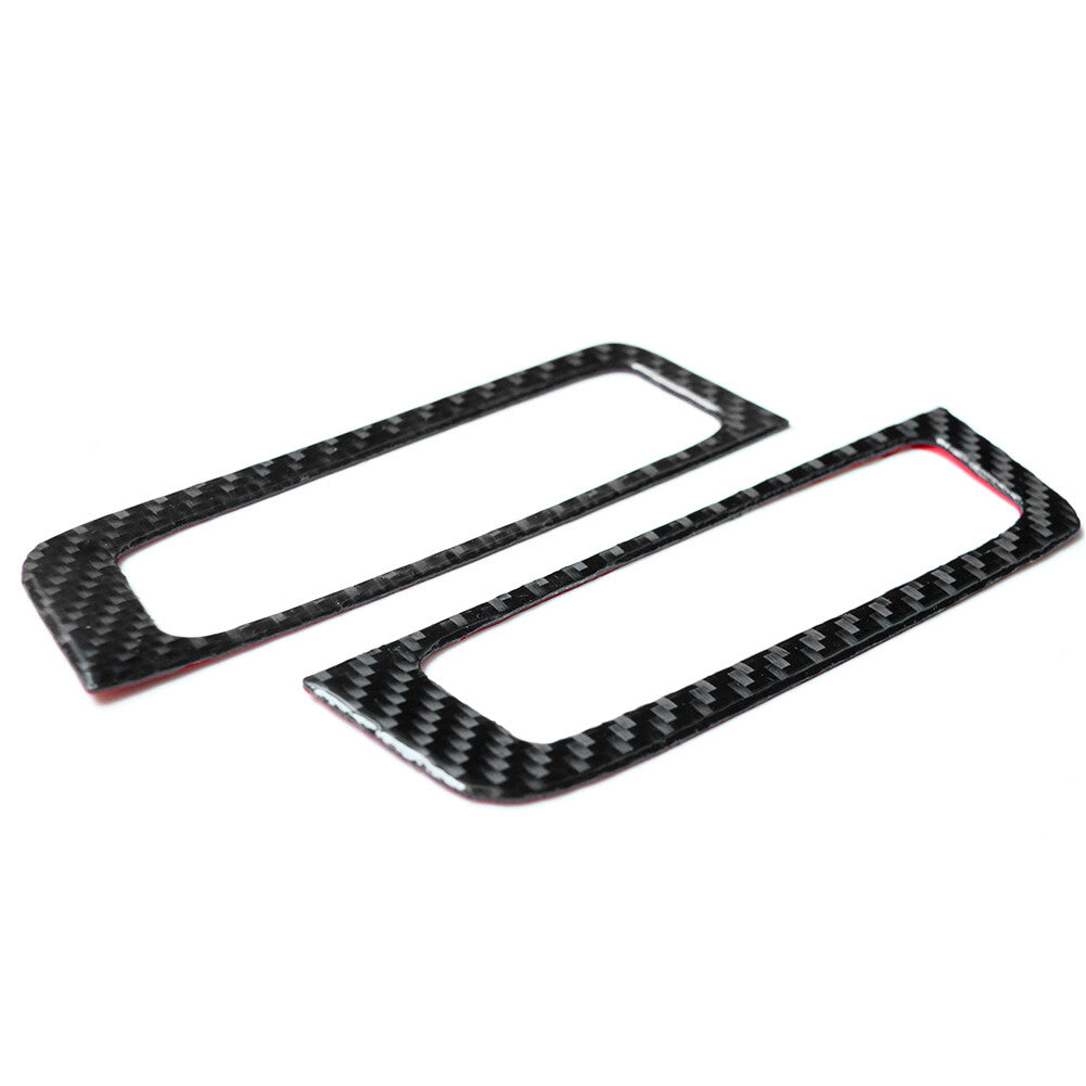 Carbon Fiber Rear Door Panel Cover Trim for Land Rover Discovery Sport 2015-2019 v
