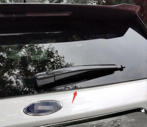 for ford  Explorer 2020-2022 Carbon Fiber Style Rear Window Rain Wiper Cover Trim