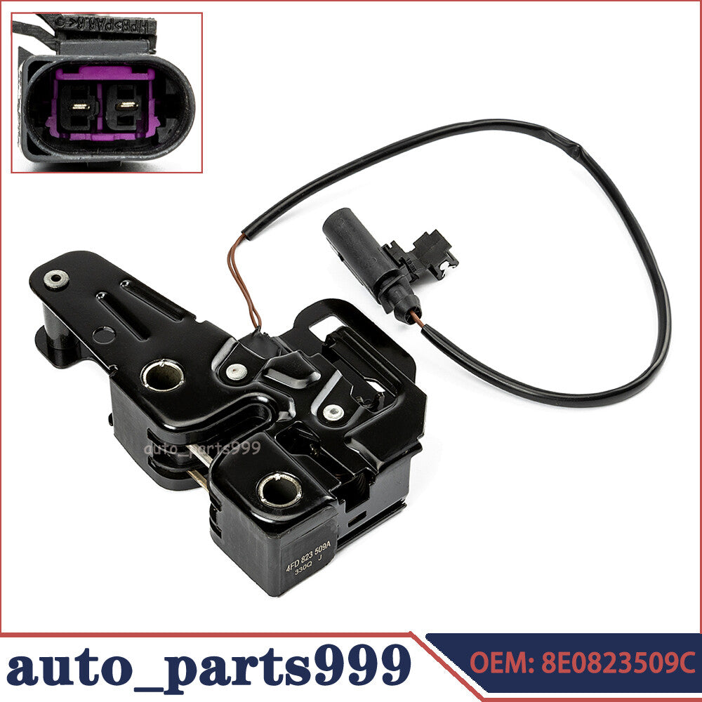 Suitable for Audi A4 S4 four-wheel front cover lock with safety latch 8E0823509C- n