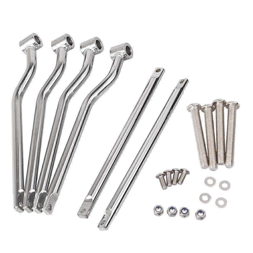 Motorcycle Refor Saddlebag Support Bar Bracket Guard for Harley Chopper Cruiser Q
