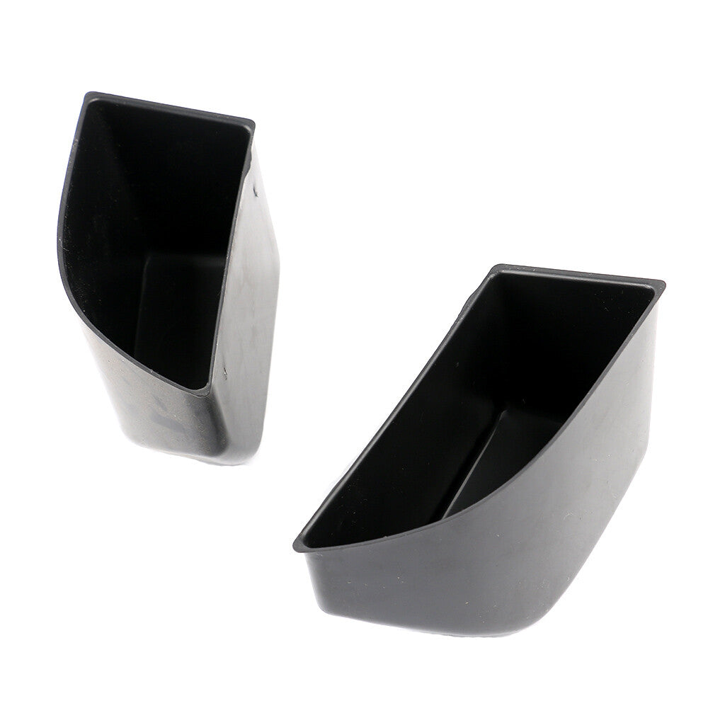2X Rear Door Armrest Storage Box Holder Container Black For 2008-2012 for Accord Q
