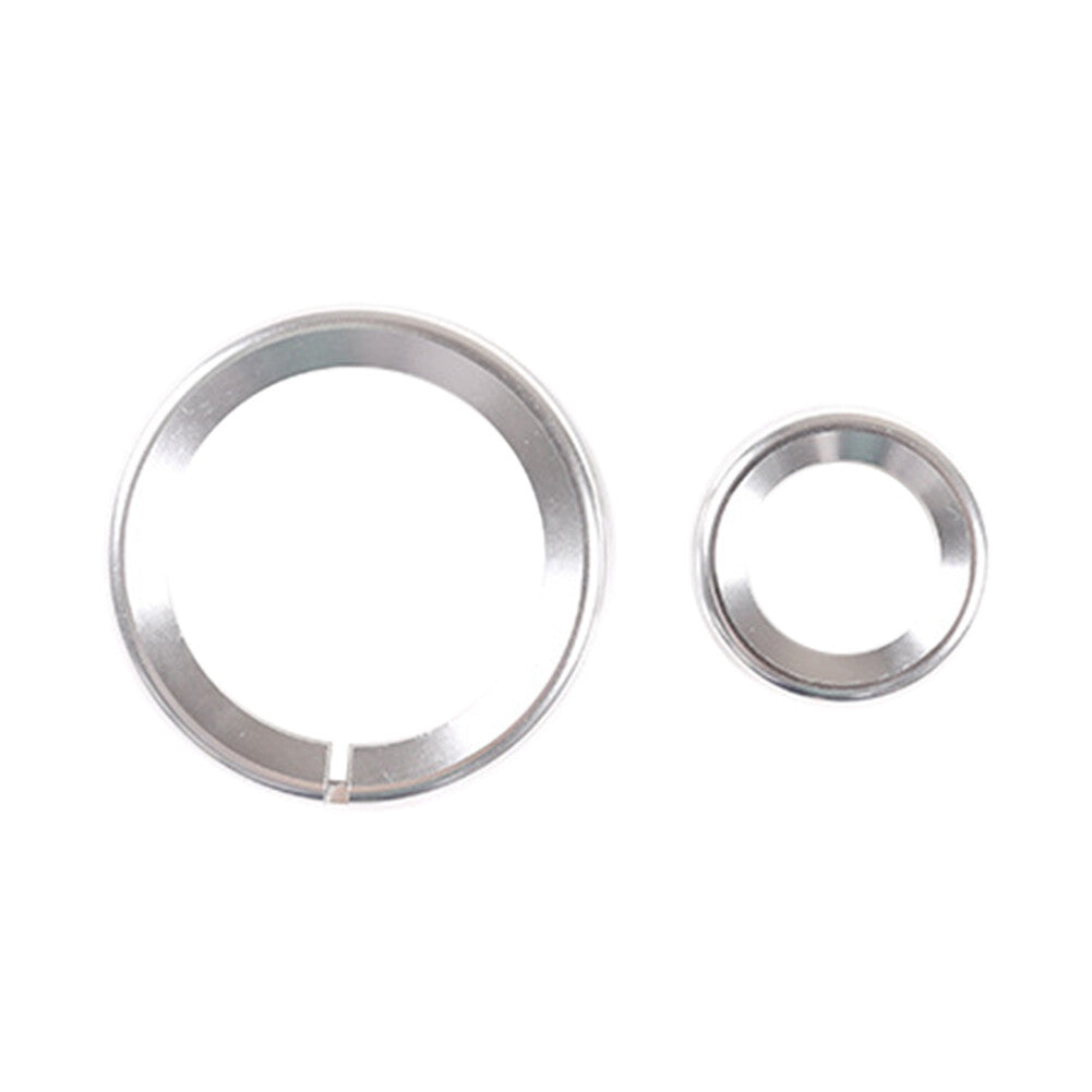 Fit for Alfa Romeo Giulia for Stelvio 20-21 Silver Central Control Multimedia Knob Ring