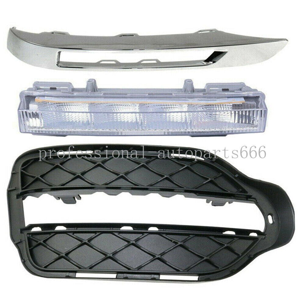 3-piece front grille daytime running light cover for Mercedes-Benz GLK-Class X204