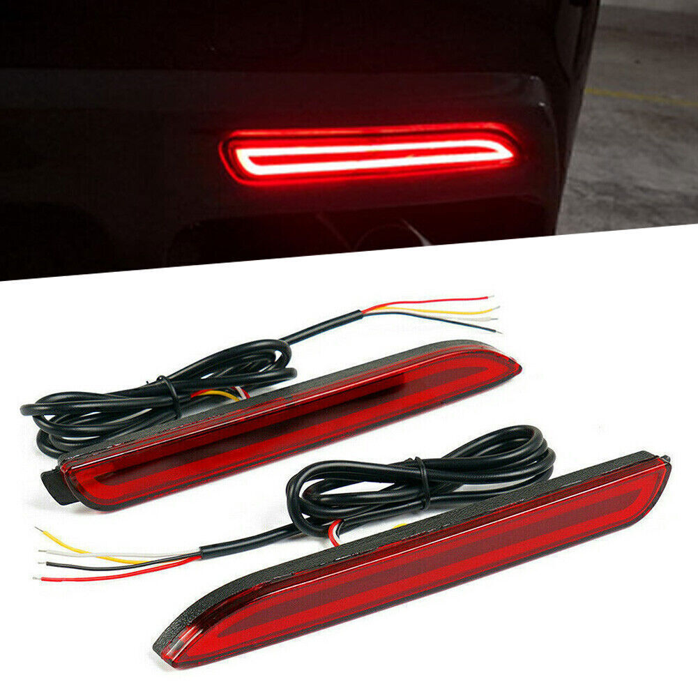 LED RED Rear Fog Bumper Brake Light Tail Driving Lamp For Toyot@a RAV4 2020-2023 n