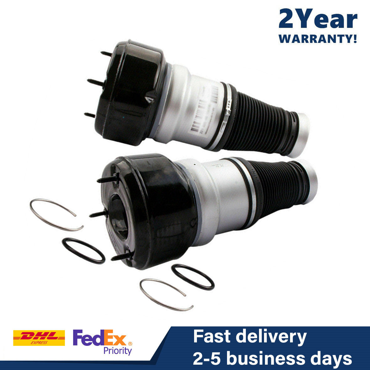 2x Front LR Air Suspension Spring Repair Bags Fit for Mercedes Benz S-CLASS W221