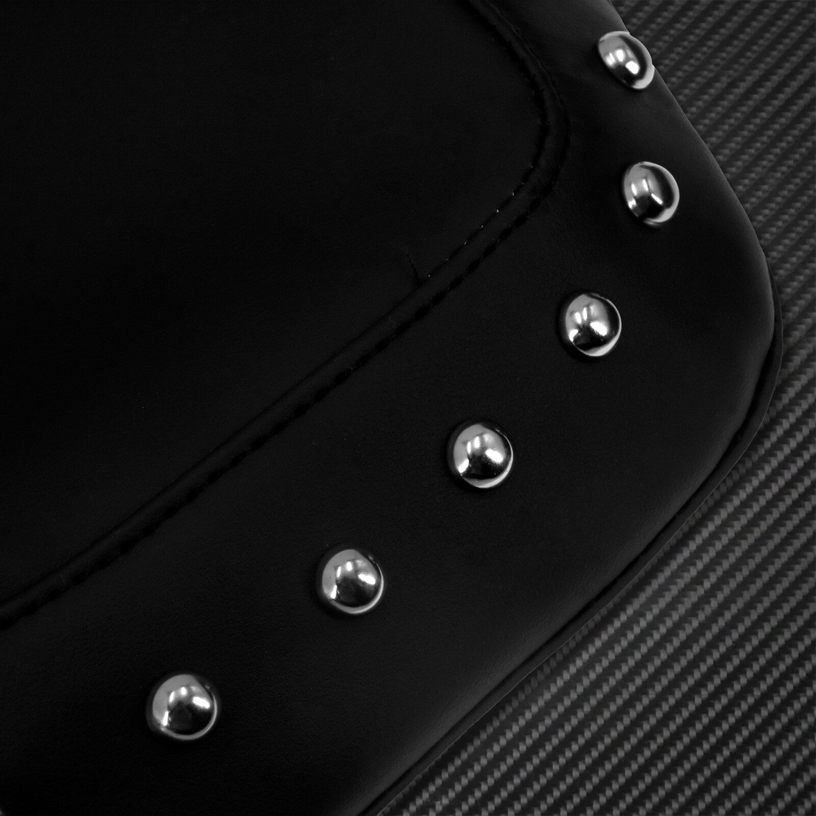 Waterproof Saddlebag Lid Covers Bagger Speaker Lids w/ Nails Fit for Harley FLHT Q
